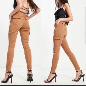 Spanx‎ stretch twill cargo High-Waisted nwt